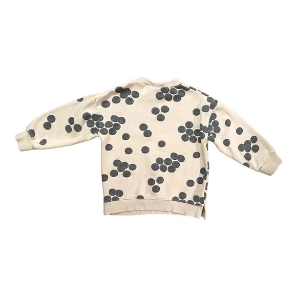 Zara | Cream Polka Dot Sweatshirt (4-5 yrs) - Picture 2 of 3